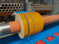 Reflective tape slitting